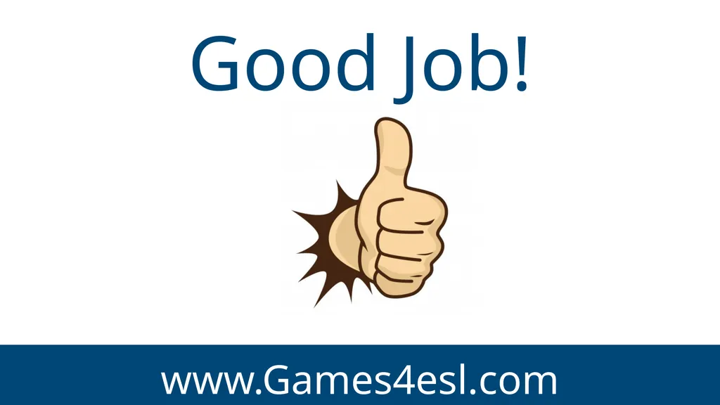 www.Games4esl.com What Are Action Verbs ? An - slide 19 of 19