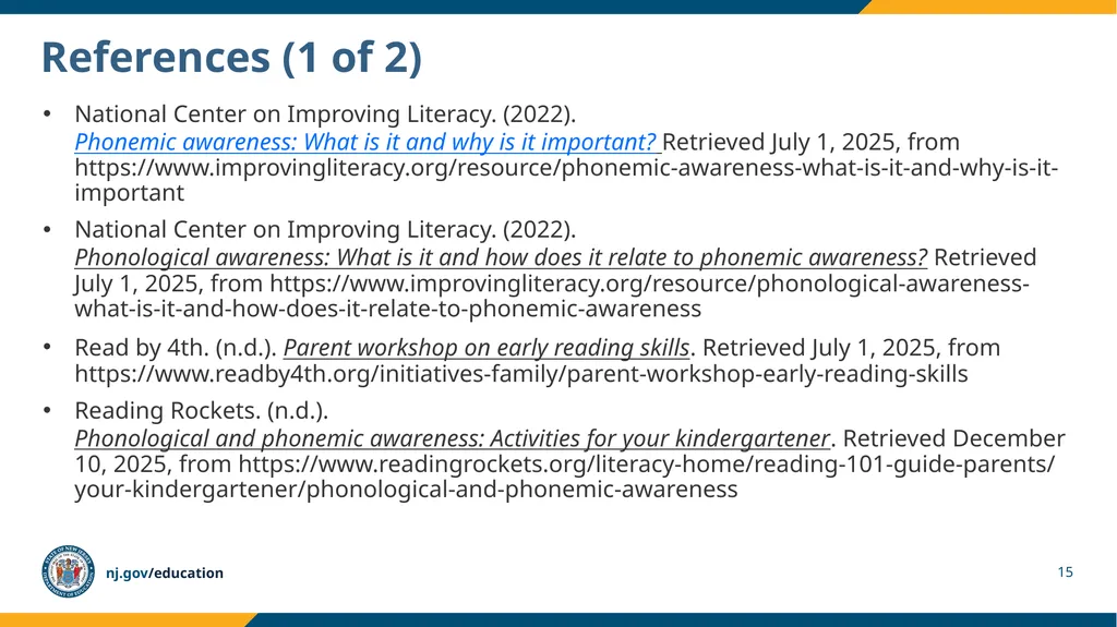 LEARning about Literacy for Families Series Series - slide 15 of 17