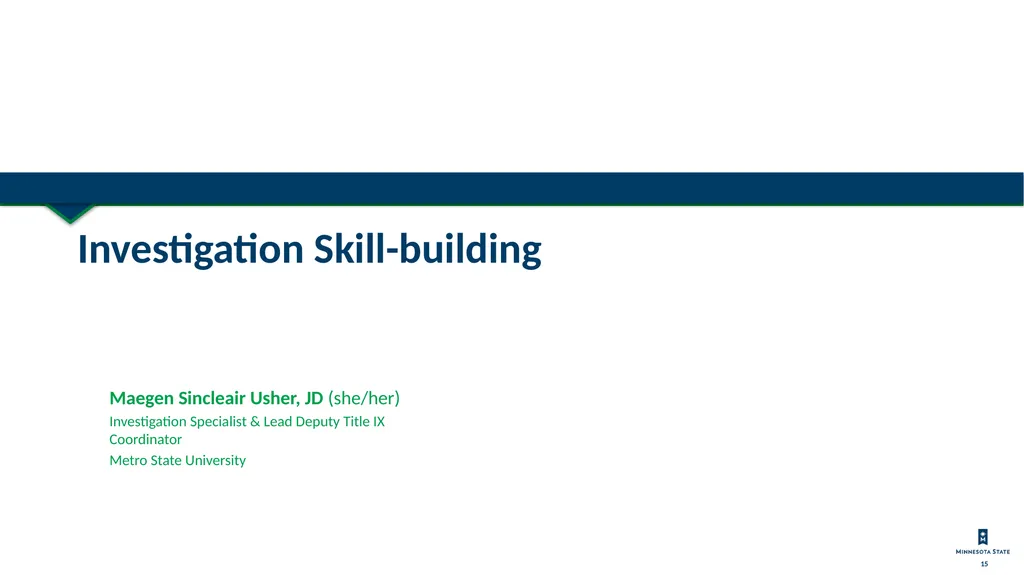 Equal Opportunity & Nondiscrimination Investigator - slide 15 of 77