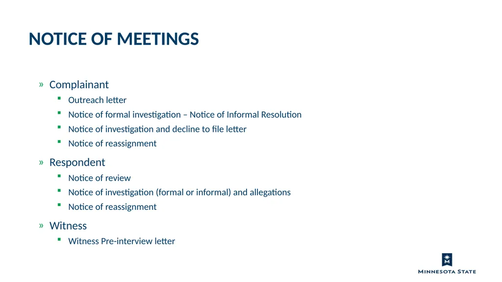 Equal Opportunity & Nondiscrimination Investigator - slide 27 of 77