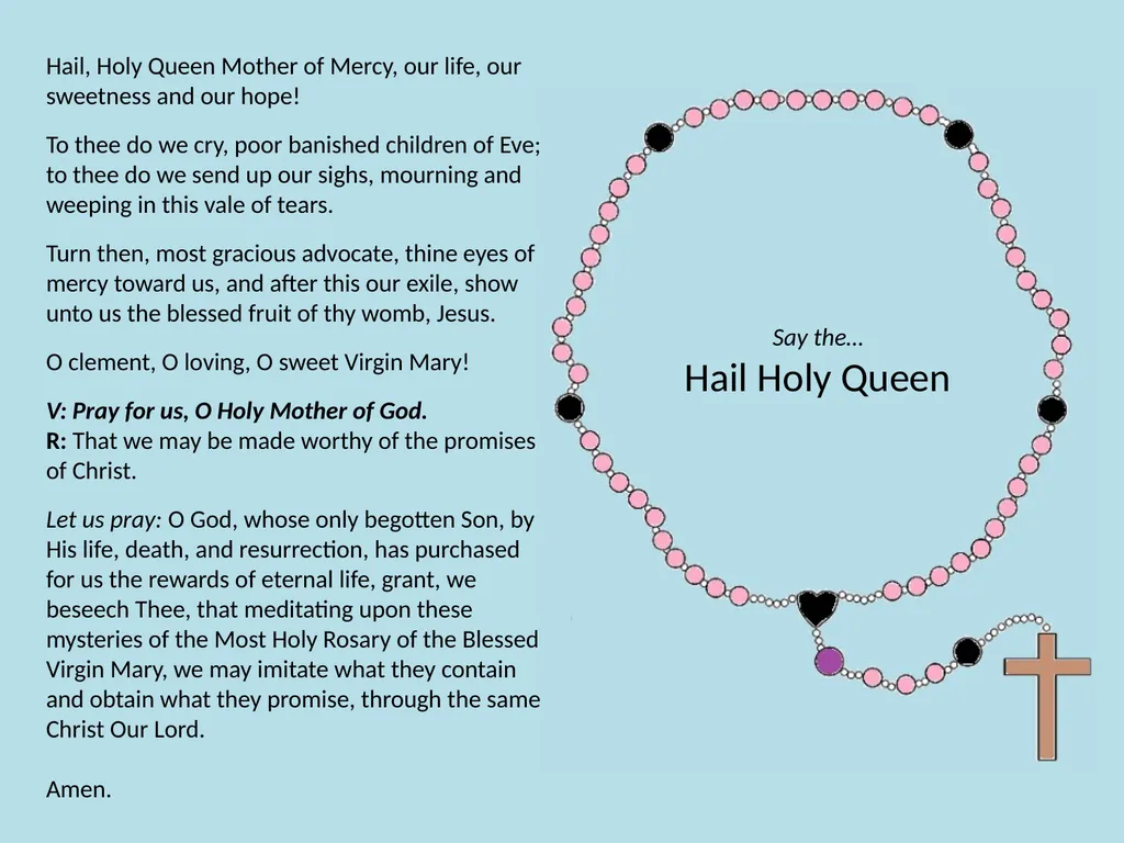 Teachers’ Resource The Holy Rosary The - slide 17 of 66