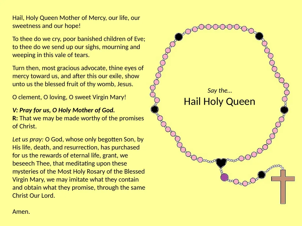 Teachers’ Resource The Holy Rosary The - slide 65 of 66