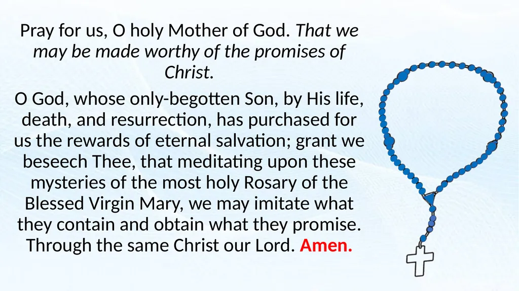The Apostle’s Creed I believe in God, the Father - slide 83 of 90