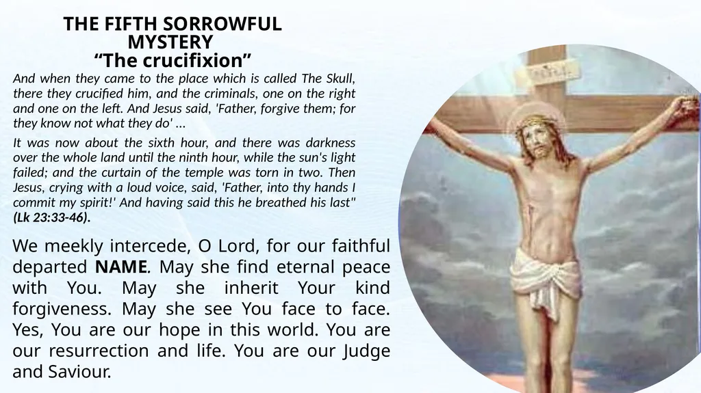 The Apostle’s Creed I believe in God, the Father - slide 67 of 90