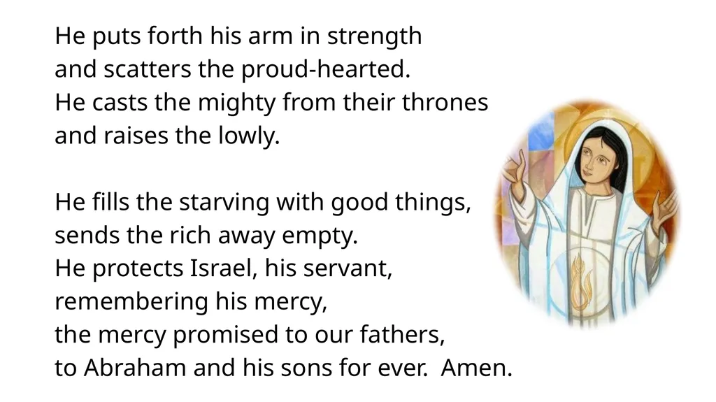 Grace Before Meals - YR Bless us, O God, as - slide 31 of 34