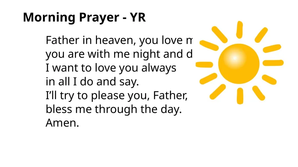 Grace Before Meals - YR Bless us, O God, as - slide 4 of 34