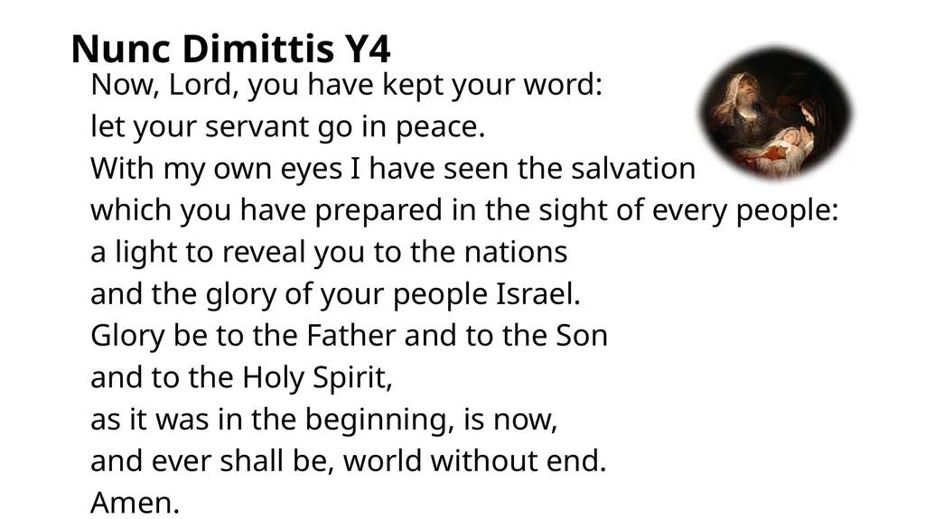 Grace Before Meals - YR Bless us, O God, as - slide 25 of 34