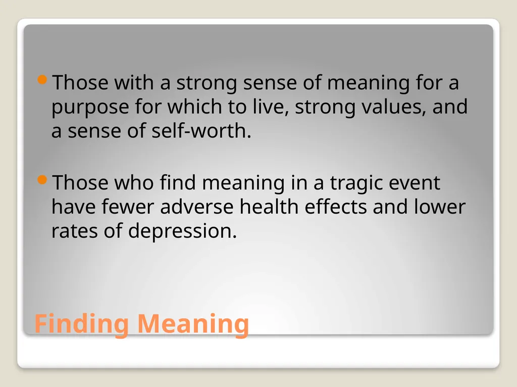 Happiness and Human Flourishing Positive - slide 22 of 30