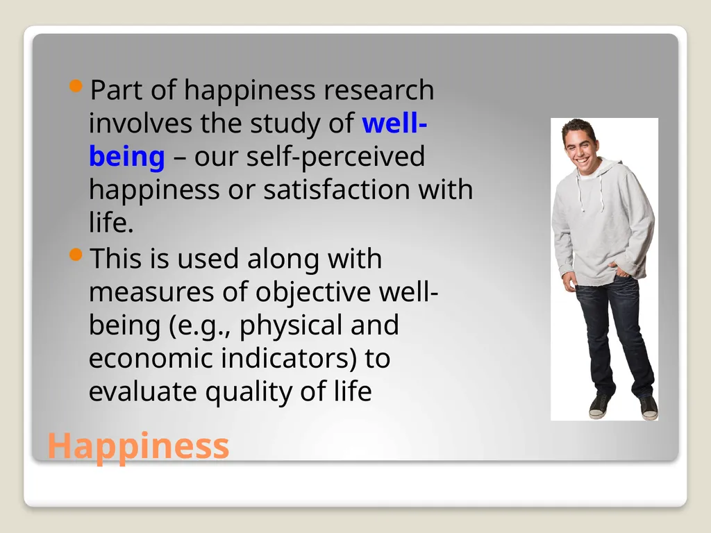 Happiness and Human Flourishing Positive - slide 4 of 30