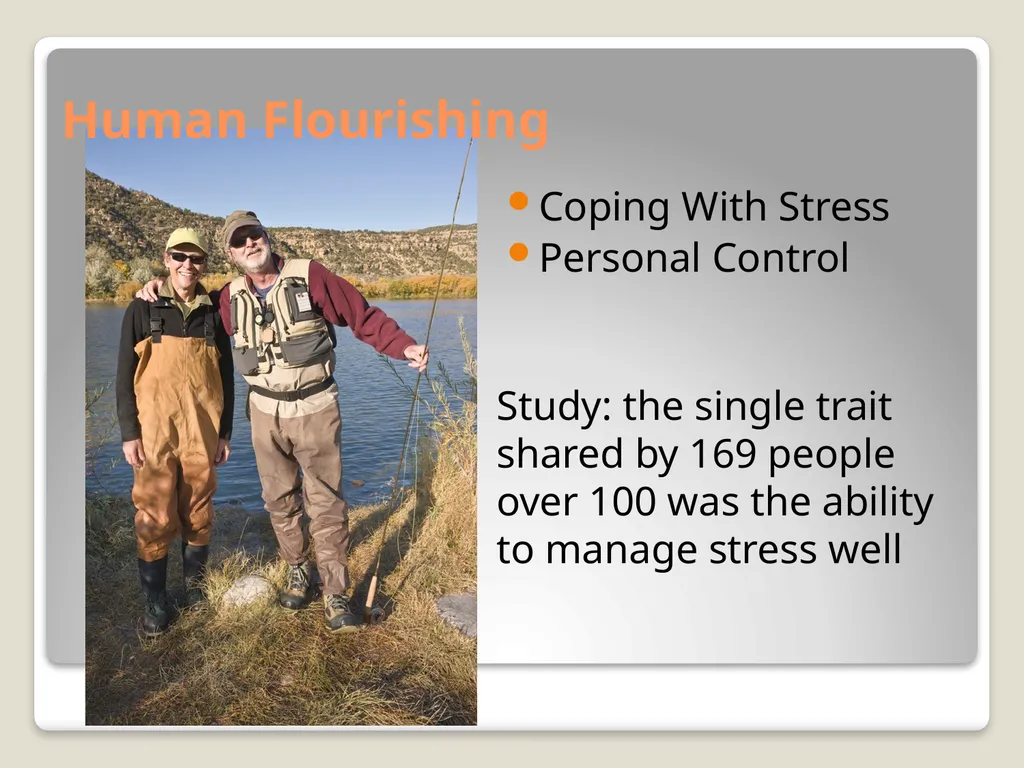 Happiness and Human Flourishing Positive - slide 12 of 30