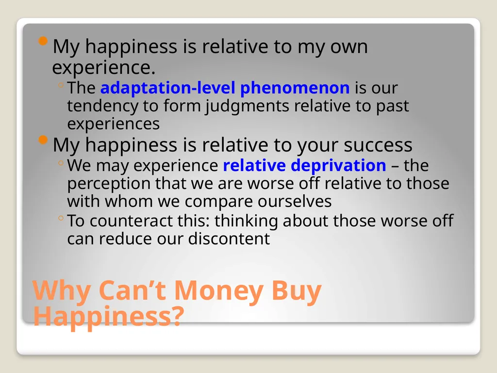 Happiness and Human Flourishing Positive - slide 9 of 30