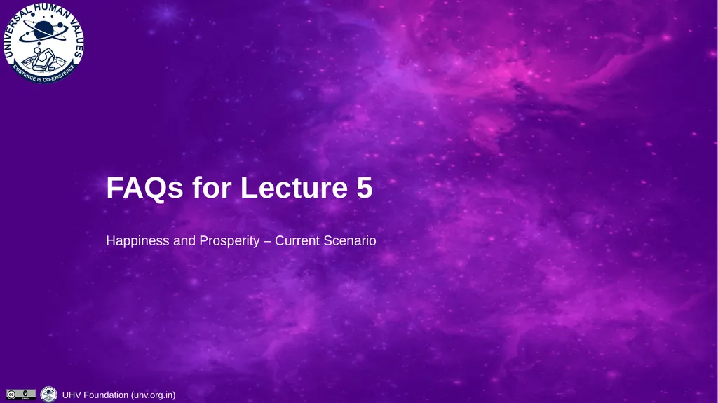 Lecture 5 Happiness and Prosperity – Current - slide 13 of 20