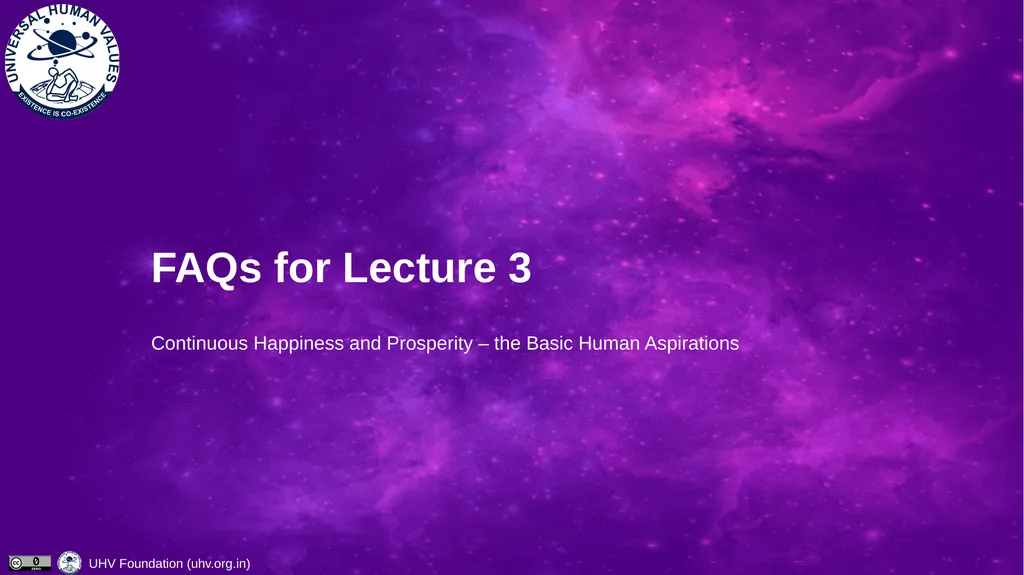 Lecture 4 Continuous Happiness and Prosperity – - slide 15 of 29