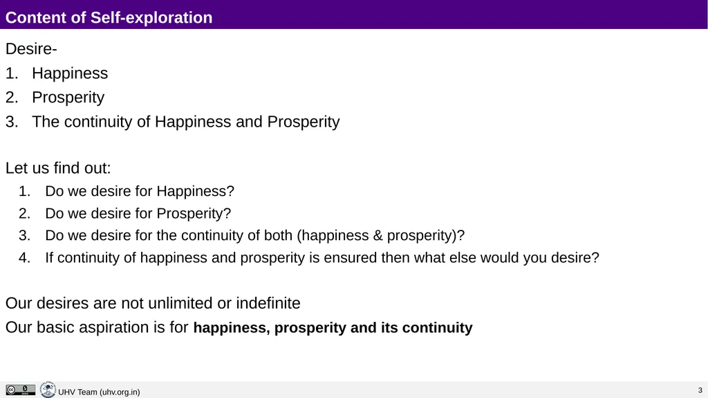 Lecture 4 Continuous Happiness and Prosperity – - slide 2 of 29