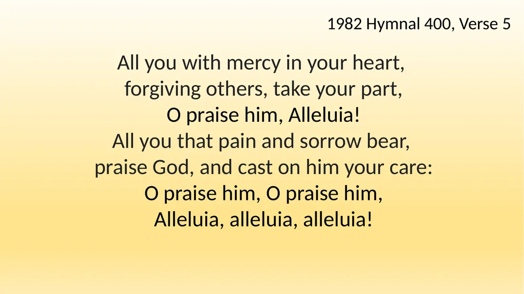 Welcome! September 6th, 2026 15th Sunday After - slide 63 of 66