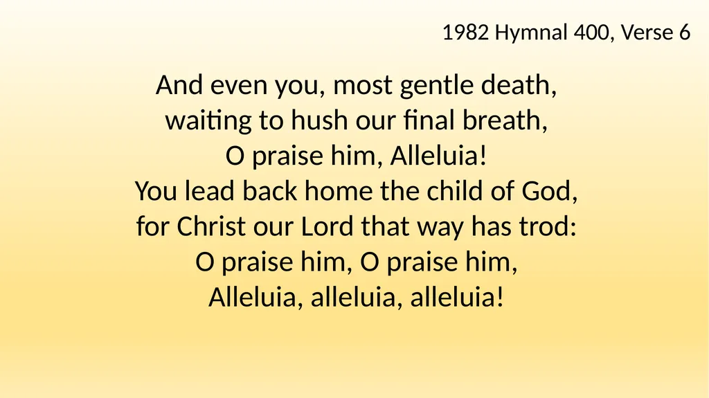 Welcome! September 6th, 2026 15th Sunday After - slide 64 of 66
