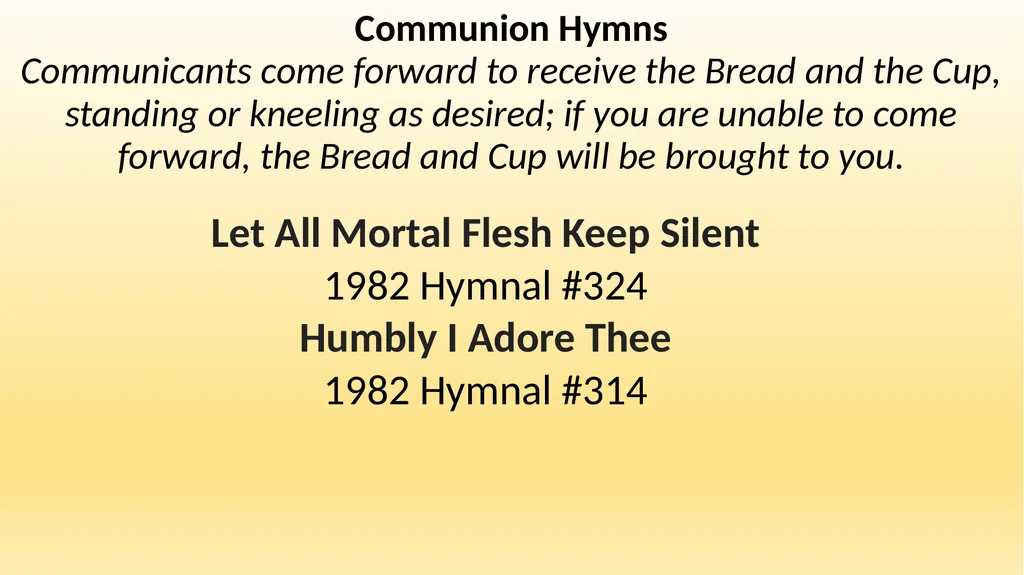 Welcome! September 6th, 2026 15th Sunday After - slide 58 of 66