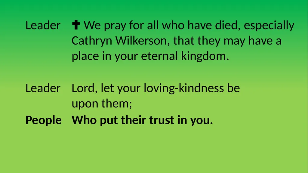 Welcome! September 6th, 2026 15th Sunday After - slide 37 of 66