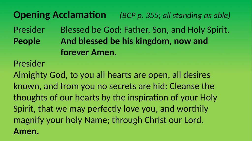 Welcome! September 6th, 2026 15th Sunday After - slide 10 of 66