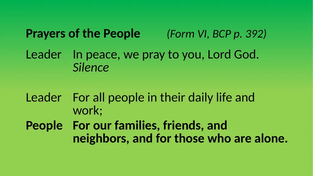 Welcome! September 6th, 2026 15th Sunday After - slide 31 of 66