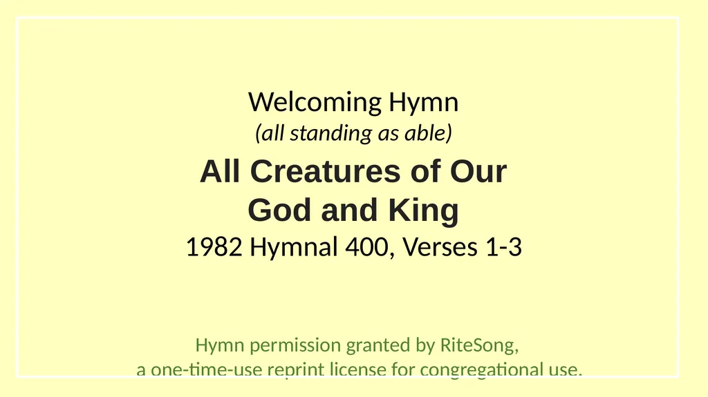 Welcome! September 6th, 2026 15th Sunday After - slide 6 of 66