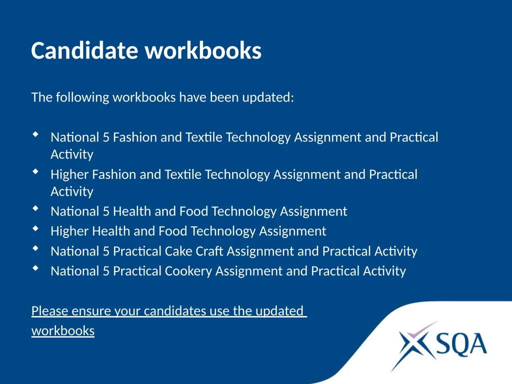SQA update November 2019 Statistics 2018/19 - slide 15 of 33