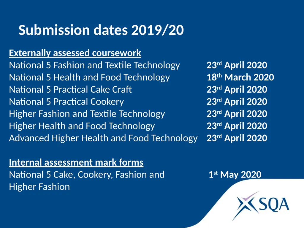 SQA update November 2019 Statistics 2018/19 - slide 20 of 33