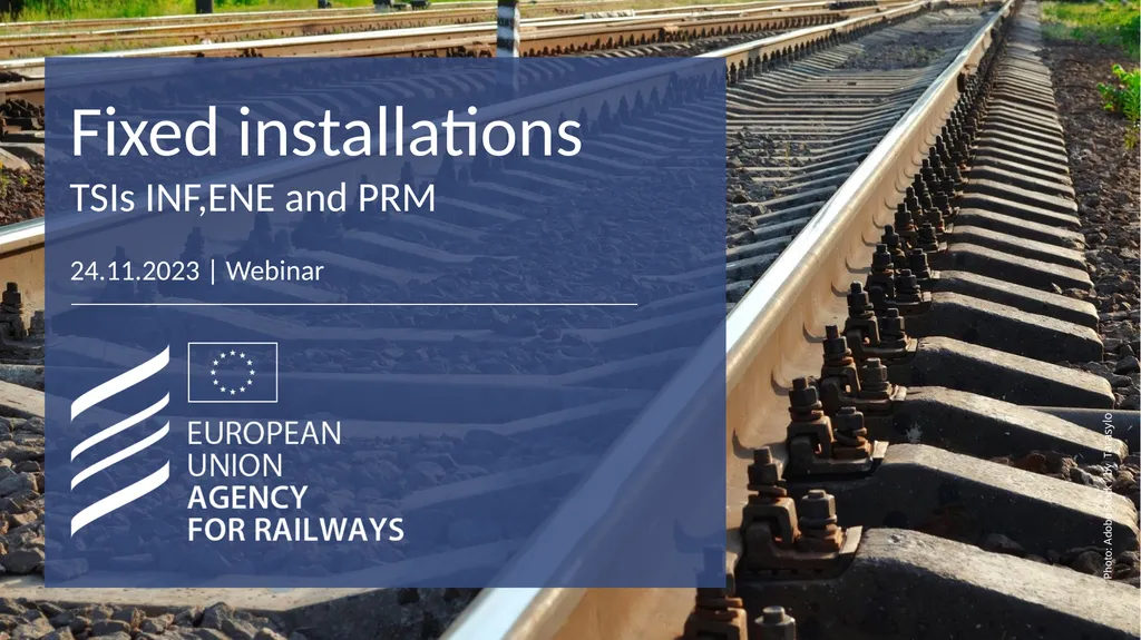 Fixed installations TSIs INF,ENE and PRM 1 - slide 1 of 40