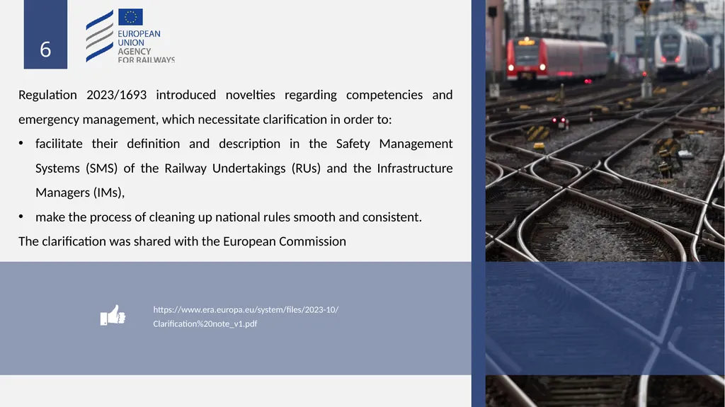 Fixed installations TSIs INF,ENE and PRM 1 - slide 6 of 40