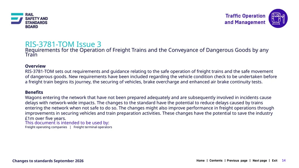 1 Changes in the September 2026 standards update - slide 14 of 67