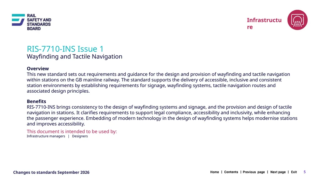 1 Changes in the September 2026 standards update - slide 5 of 67