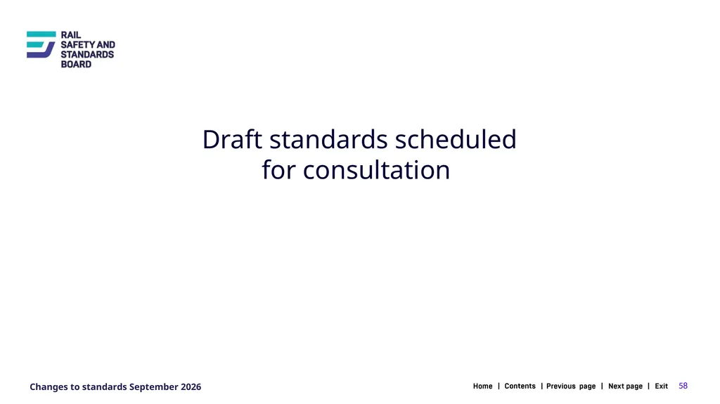 1 Changes in the September 2026 standards update - slide 58 of 67