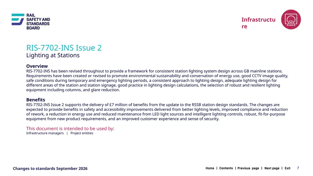 1 Changes in the September 2026 standards update - slide 7 of 67