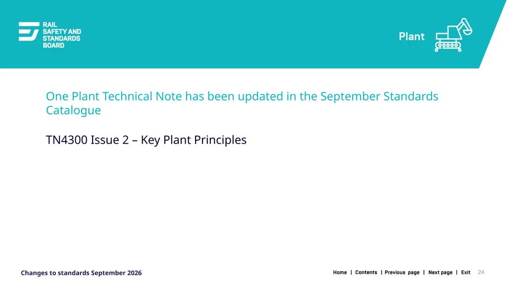 1 Changes in the September 2026 standards update - slide 24 of 67