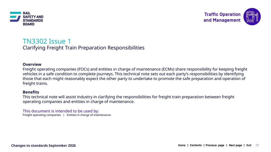 1 Changes in the September 2026 standards update - slide 20 of 67