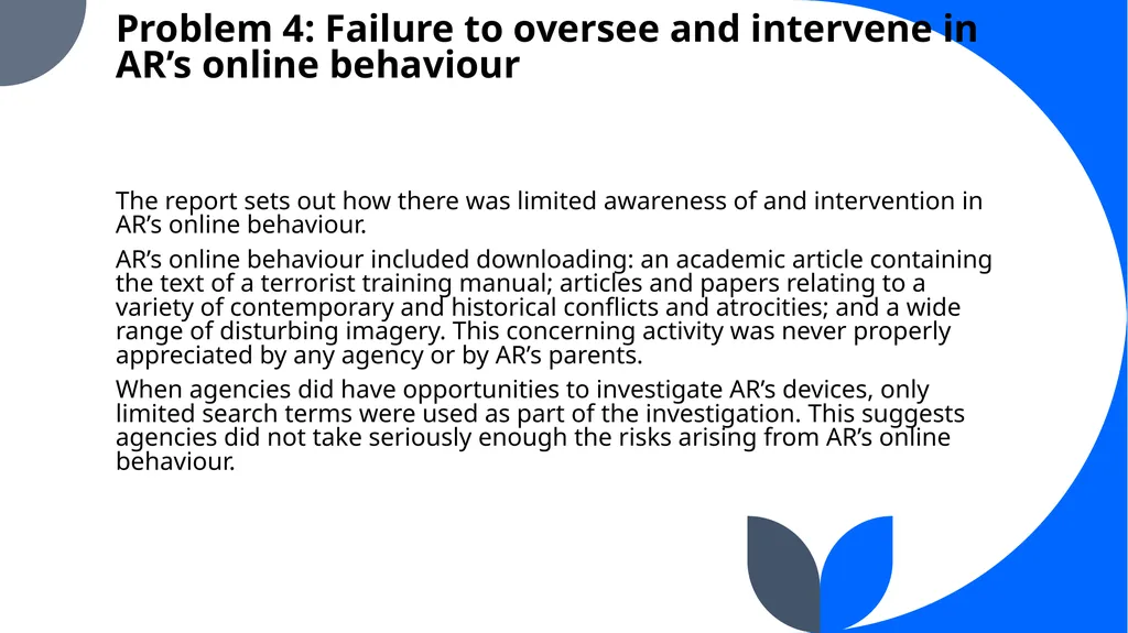 7 Minute Briefing Summary of the Southport Inquiry - slide 7 of 8