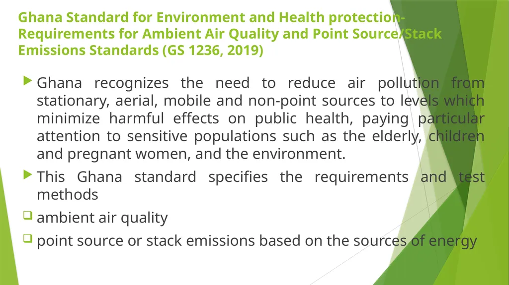 CLEAN AIR -KNUST SUMMER SCHOOL: AIR POLLUTION AND - slide 11 of 23