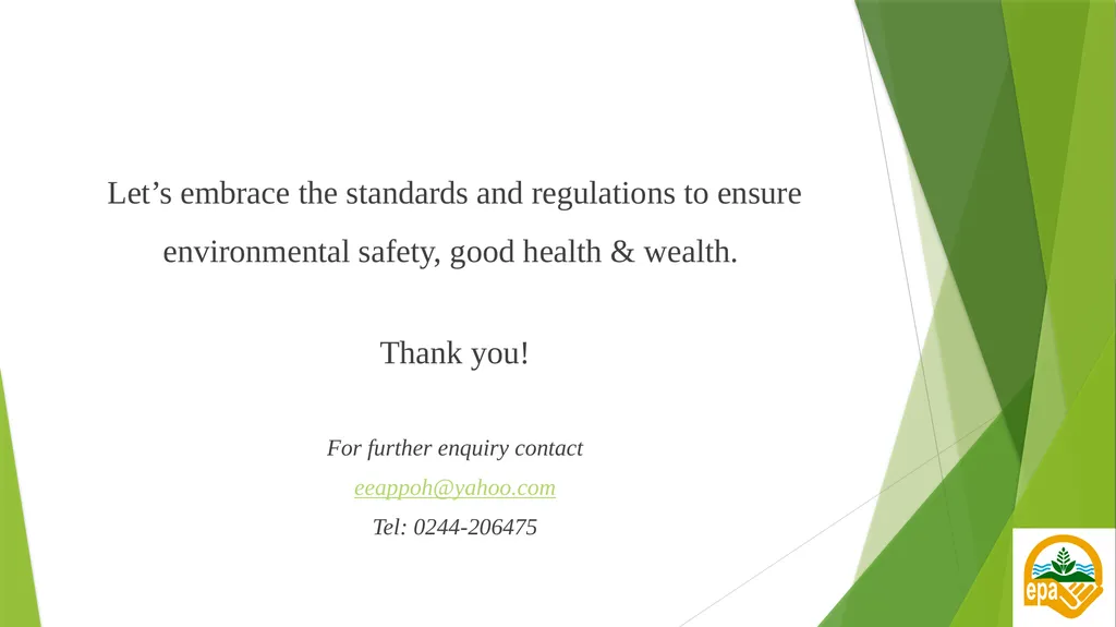 CLEAN AIR -KNUST SUMMER SCHOOL: AIR POLLUTION AND - slide 23 of 23