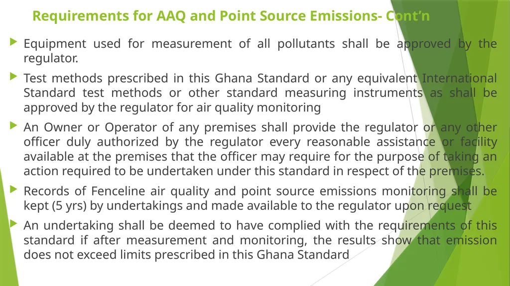 CLEAN AIR -KNUST SUMMER SCHOOL: AIR POLLUTION AND - slide 15 of 23