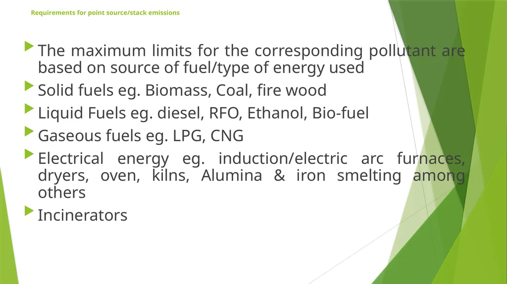 CLEAN AIR -KNUST SUMMER SCHOOL: AIR POLLUTION AND - slide 12 of 23
