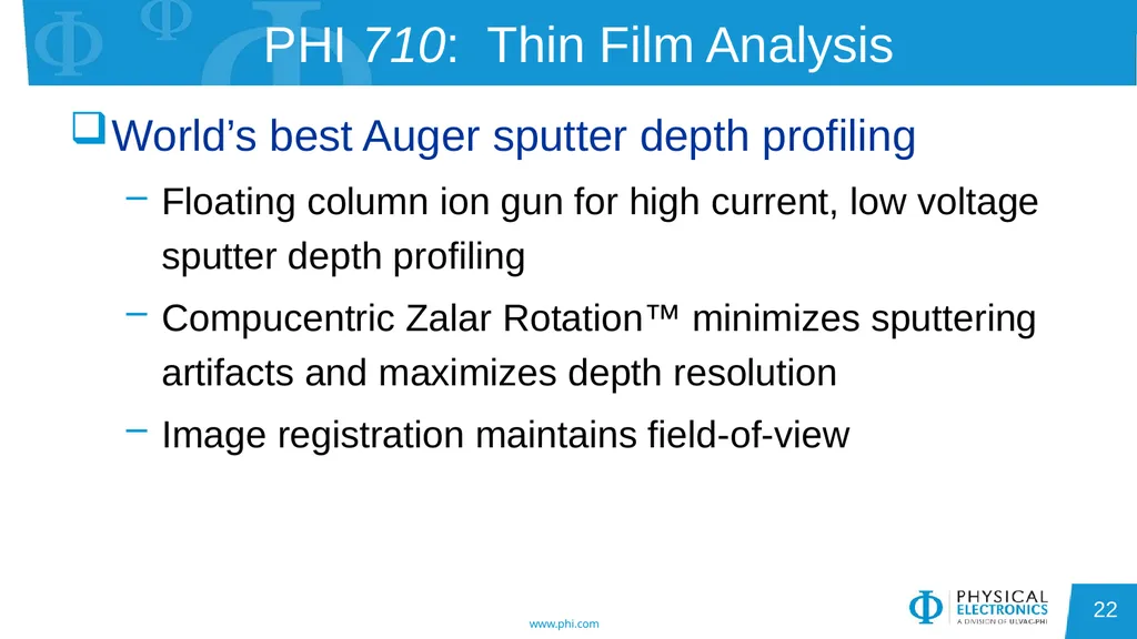 Auger Electron Spectroscopy Overview Also known - slide 22 of 38