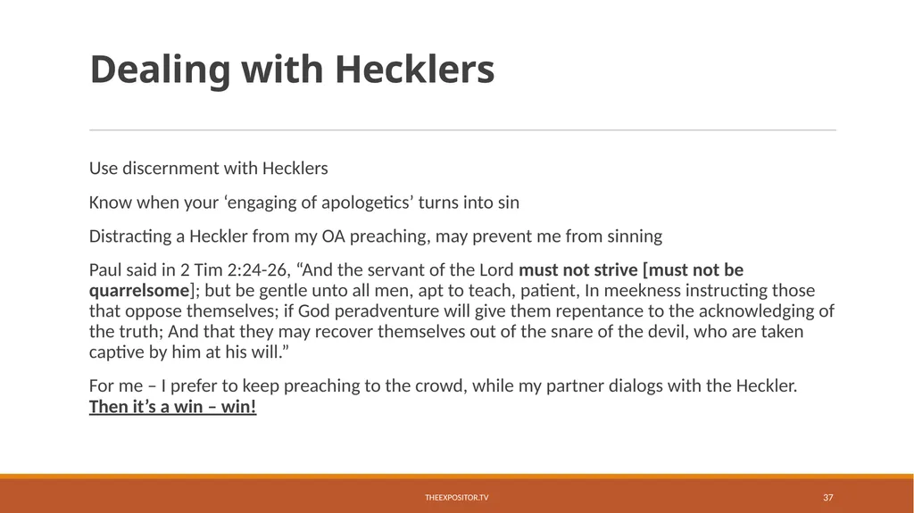 BIBLICAL EVANGELISM By Bill Rhetts TheExpositor.tv - slide 37 of 74