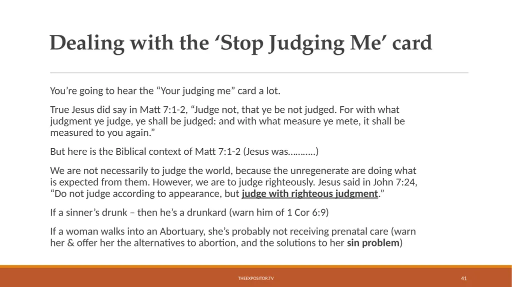 BIBLICAL EVANGELISM By Bill Rhetts TheExpositor.tv - slide 41 of 74