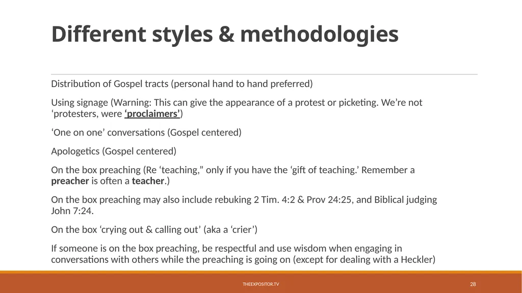 BIBLICAL EVANGELISM By Bill Rhetts TheExpositor.tv - slide 28 of 74