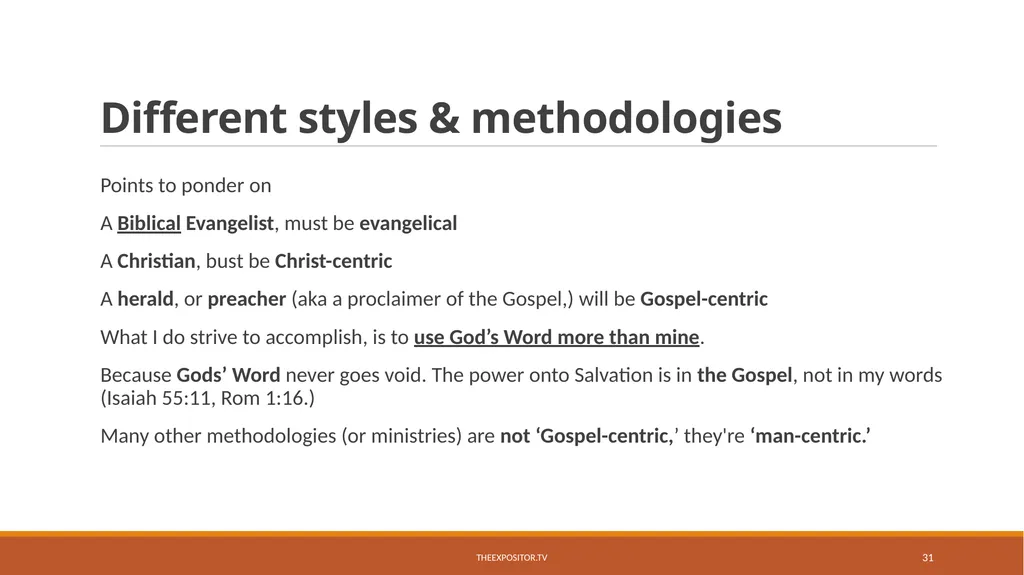 BIBLICAL EVANGELISM By Bill Rhetts TheExpositor.tv - slide 31 of 74