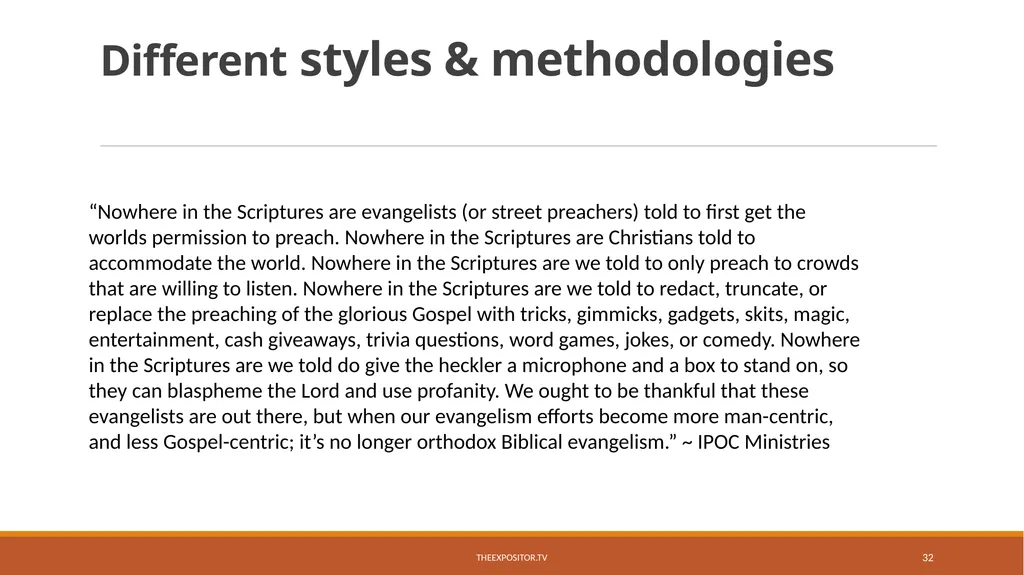 BIBLICAL EVANGELISM By Bill Rhetts TheExpositor.tv - slide 32 of 74