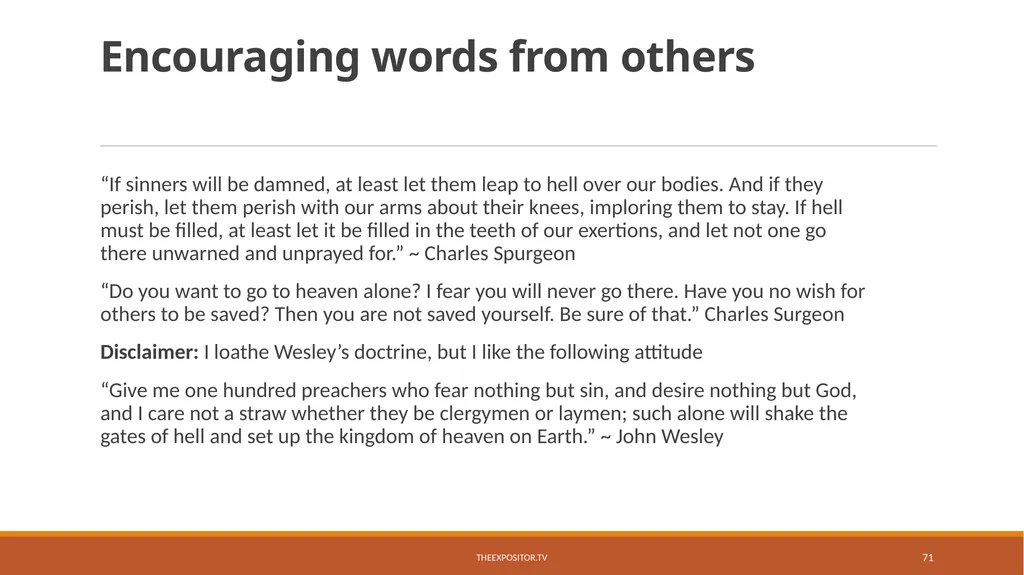 BIBLICAL EVANGELISM By Bill Rhetts TheExpositor.tv - slide 71 of 74
