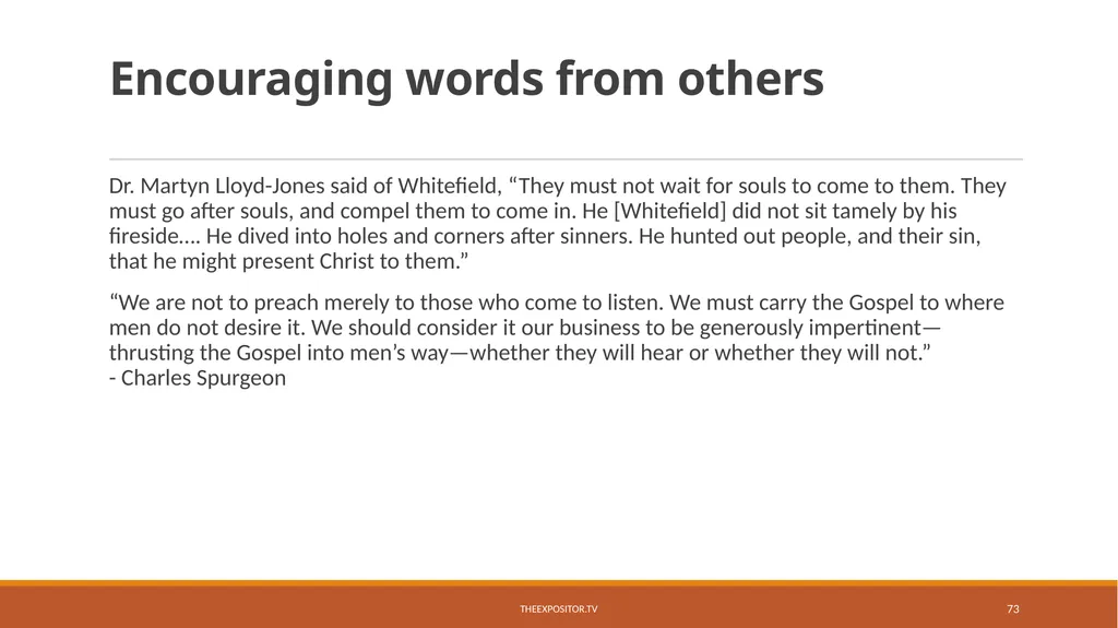 BIBLICAL EVANGELISM By Bill Rhetts TheExpositor.tv - slide 73 of 74
