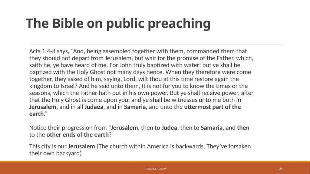 BIBLICAL EVANGELISM By Bill Rhetts TheExpositor.tv - slide 24 of 74