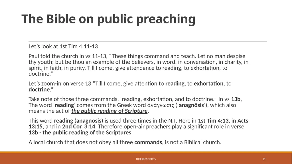 BIBLICAL EVANGELISM By Bill Rhetts TheExpositor.tv - slide 25 of 74
